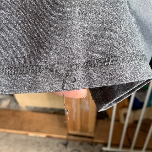 Stylish Kids Leggings in Gray with Pink Accent - Picture 6 of 7